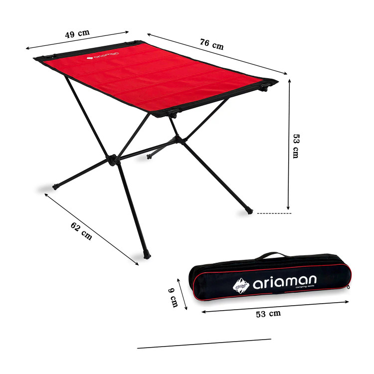 میز تاشو کمپینگ آریامن ۲ نفره مدل Ultralight