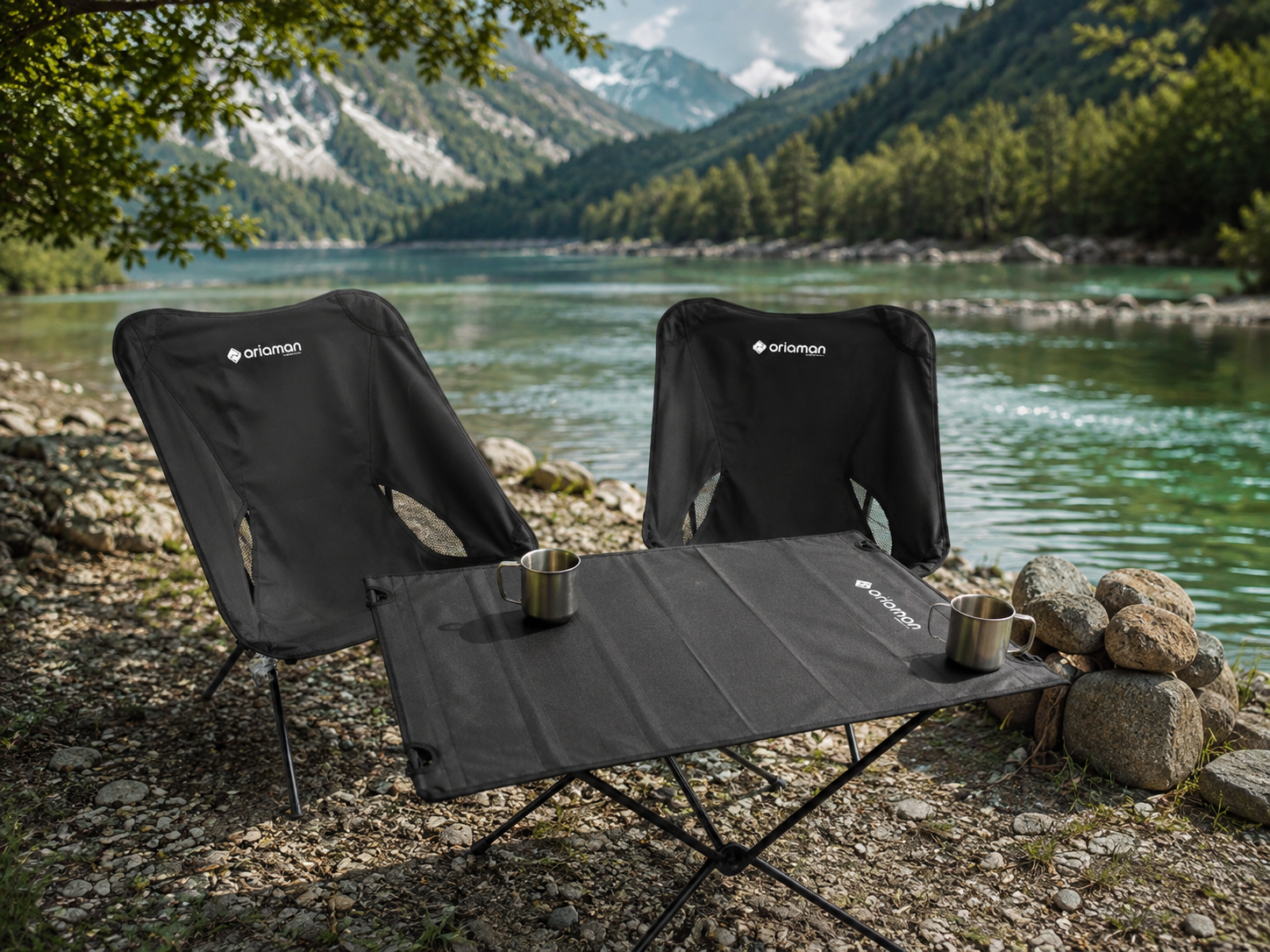 میز تاشو کمپینگ آریامن ۲ نفره مدل Ultralight