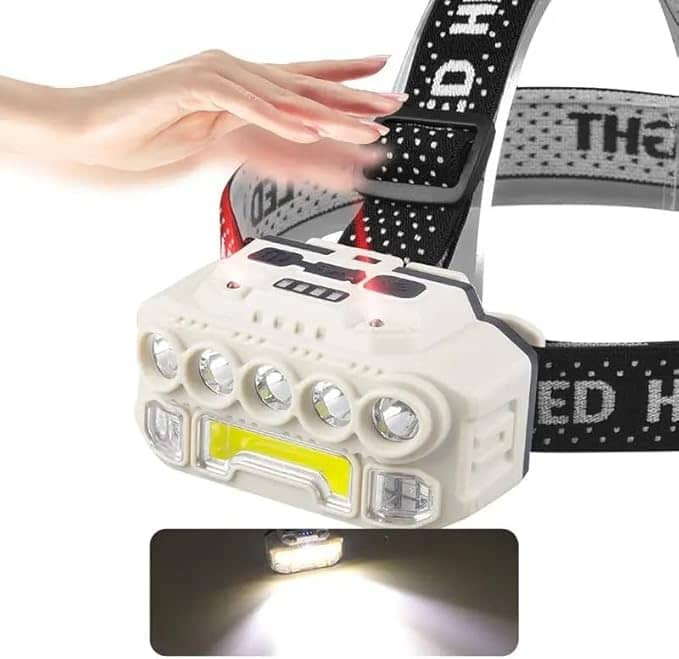 چراغ پیشانی شارژی سنسوردار مدل HX-817S