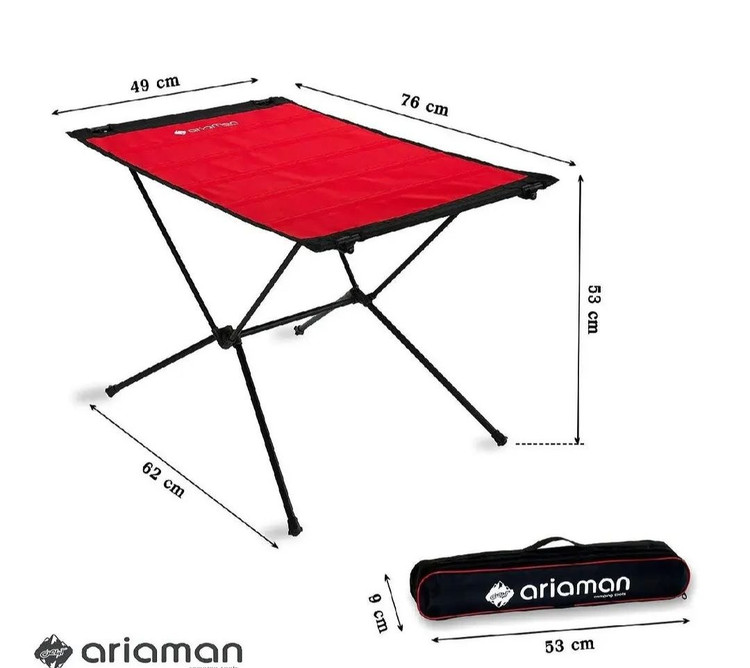 میز تاشو آریا من مدل FOlding Table